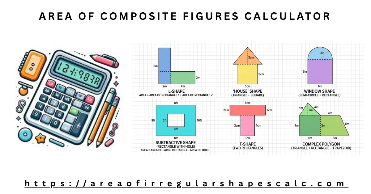 Composite Shapes Area - how to calculate area of composite figures