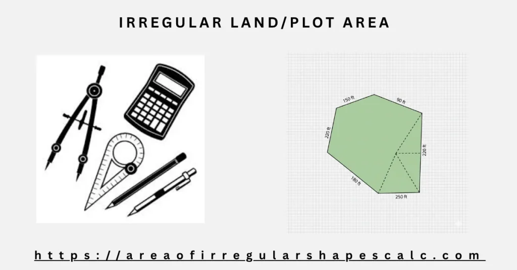 Irregular Land / Plot Area Calculator - How to Calculate Irregular Land / Plot Area