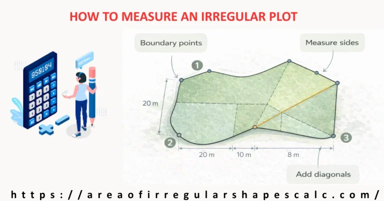 How to measure an irregular plot