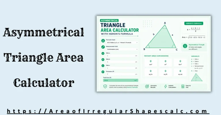 Asymmetrical Triangle Area Calculator With Heron’s Formula