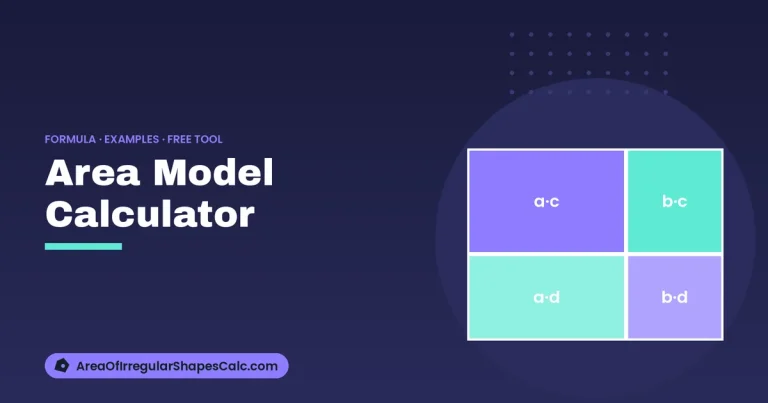 Area Model Calculator – illustration of an area model grid