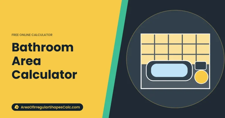 Bathroom Area Calculator – illustration of a bathroom with a bathtub