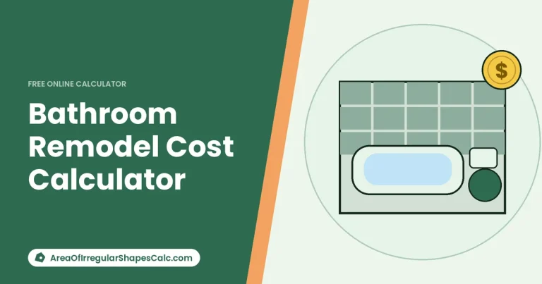 Bathroom Remodel Cost Calculator – illustration of a bathroom with a bathtub