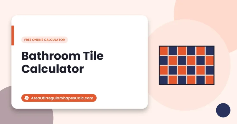 Bathroom Tile Calculator – illustration of a tile pattern