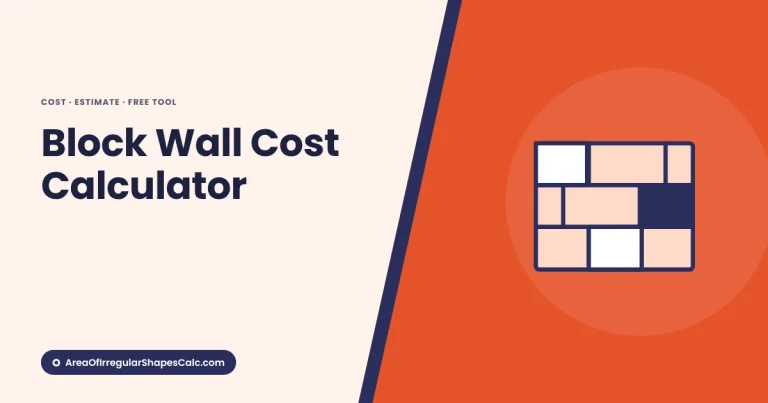 Block Wall Cost Calculator – illustration