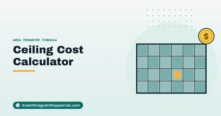 Ceiling Cost Calculator – illustration of a ceiling tile grid
