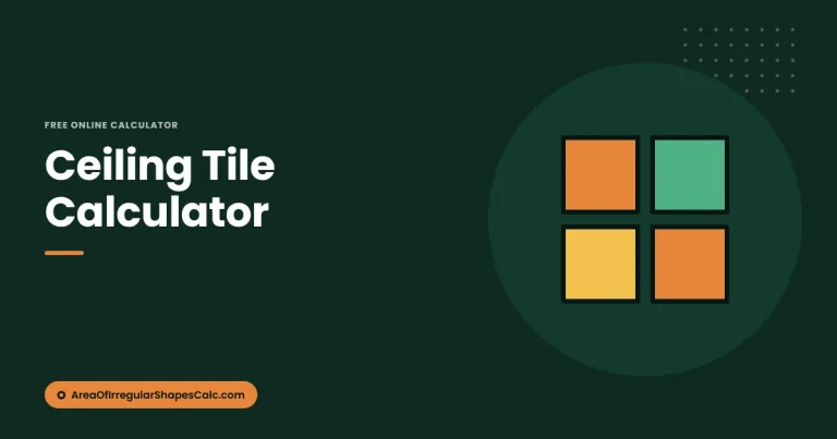 Ceiling Tile Calculator – illustration