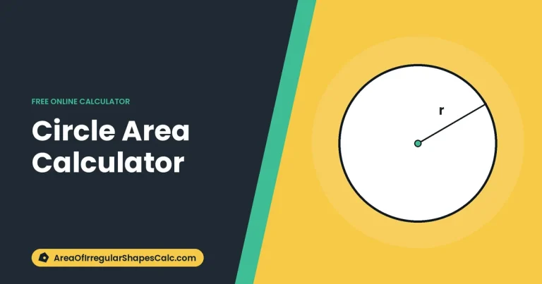 Circle Area Calculator – illustration of a circle with its radius marked