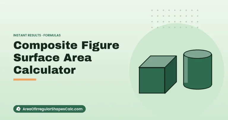 Composite Figure Surface Area Calculator – illustration of a cube and a cylinder