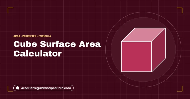 Cube Surface Area Calculator – illustration of a cube