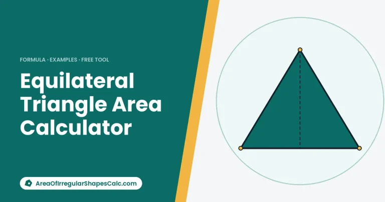 Equilateral Triangle Area Calculator – illustration of an equilateral triangle with its height marked