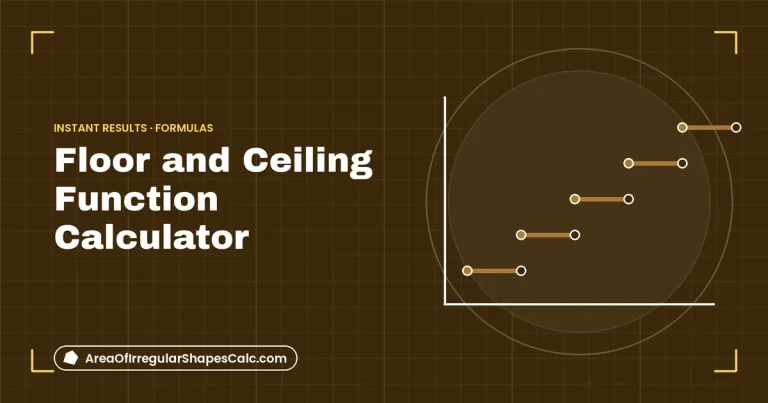 Floor and Ceiling Function Calculator – illustration of a step function graph