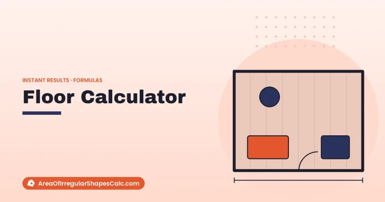 Floor Calculator – illustration of a floor plan