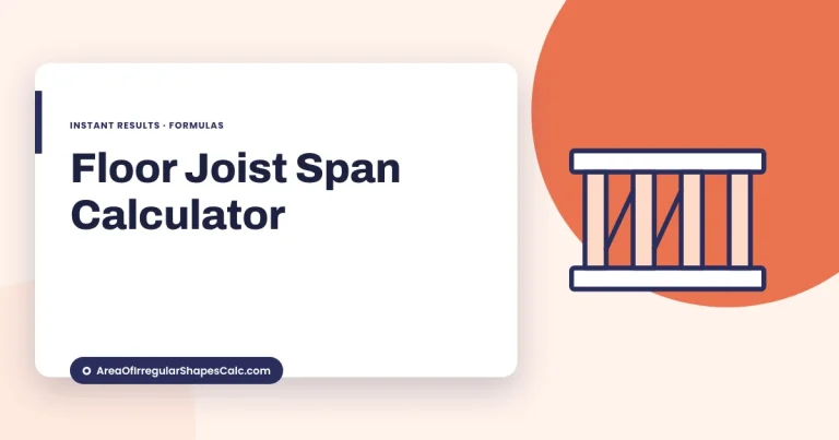 Floor Joist Span Calculator – illustration