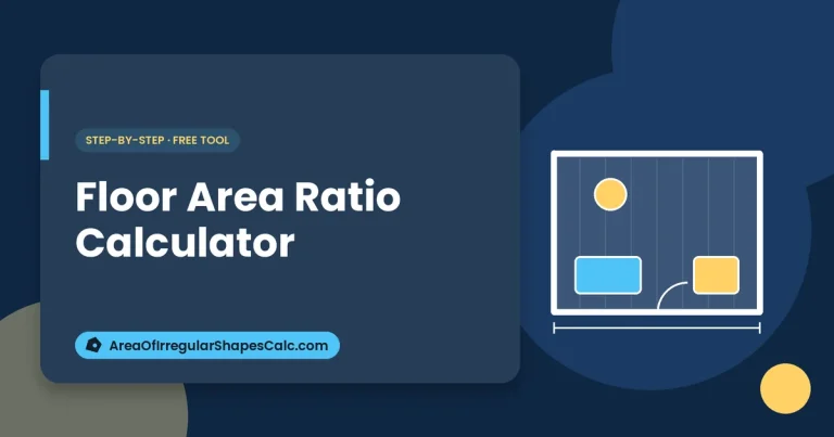 Floor Area Ratio Calculator – illustration of a floor plan