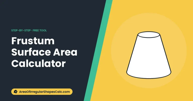 Frustum Surface Area Calculator – illustration of a frustum
