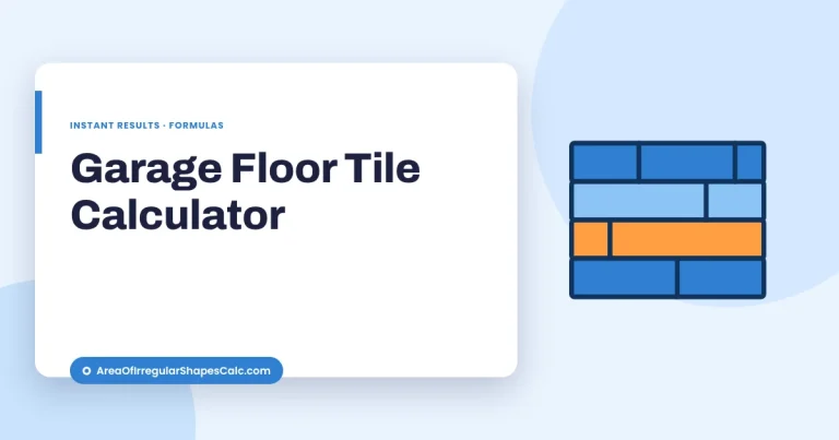 Garage Floor Tile Calculator – illustration