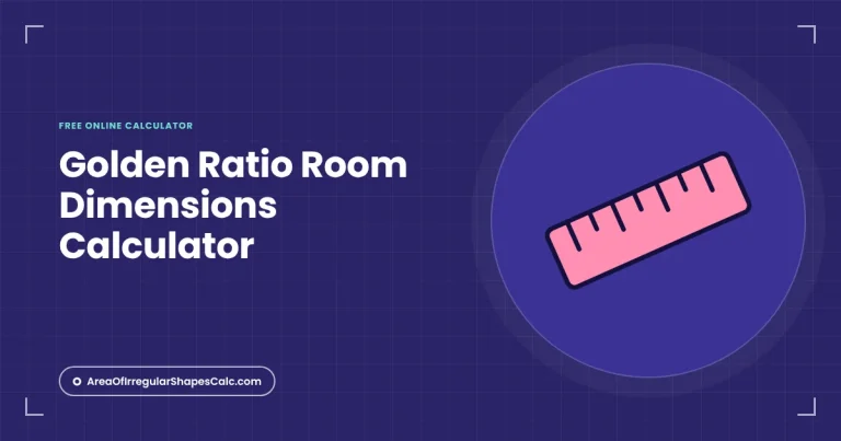 Golden Ratio Room Dimensions Calculator – illustration