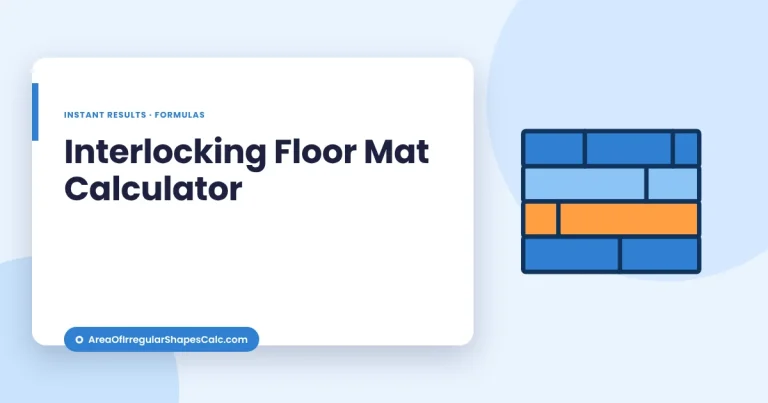 Interlocking Floor Mat Calculator – illustration