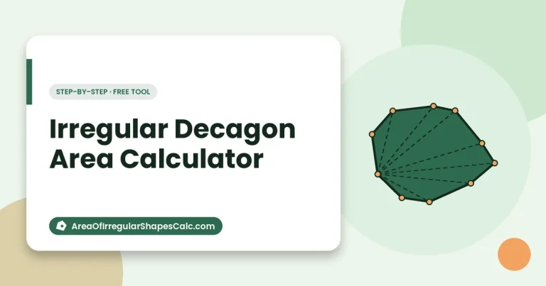 Irregular Decagon Area Calculator – illustration of an irregular ten-sided polygon