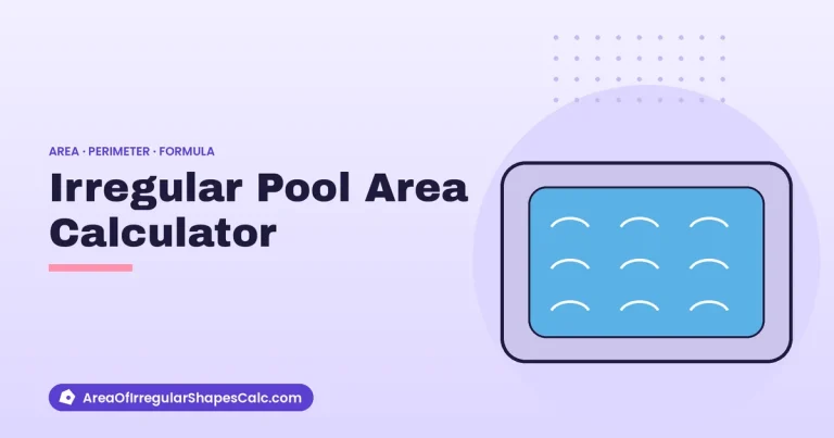 Irregular Pool Area Calculator – illustration of a swimming pool