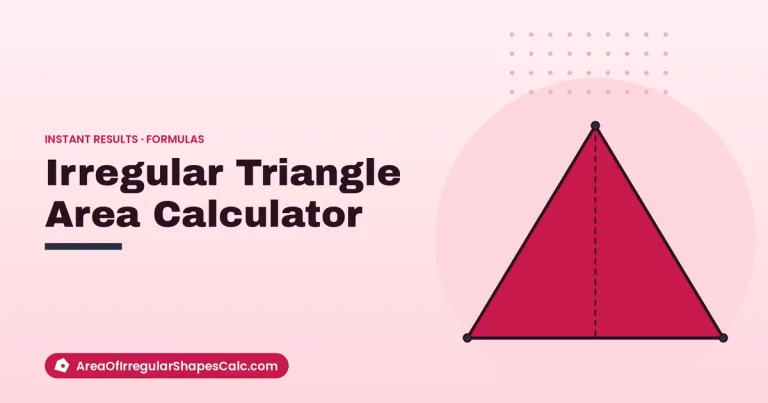 Irregular Triangle Area Calculator – illustration of a scalene triangle with its height marked