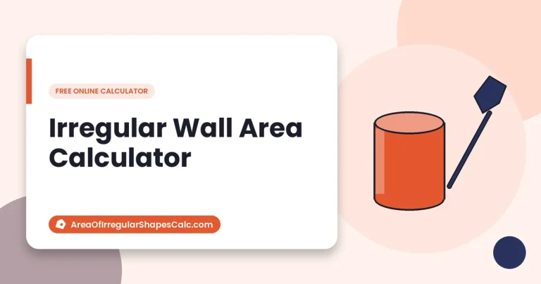 Irregular Wall Area Calculator – illustration of paint tools and colour swatches