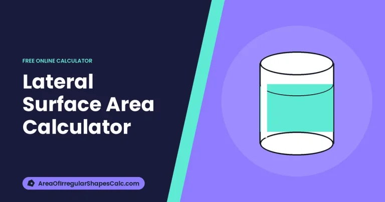 Lateral Surface Area Calculator – illustration of a cylinder