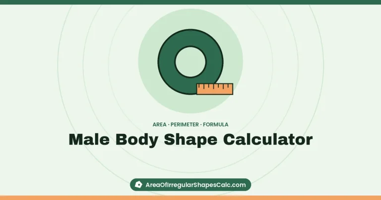 Male Body Shape Calculator – illustration of a measuring tape