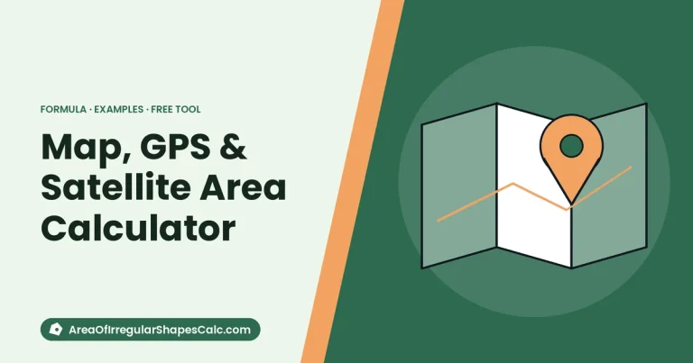 Map, GPS & Satellite Area Calculator – illustration of a map with a location pin