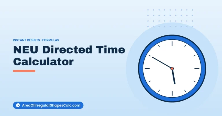 NEU Directed Time Calculator – illustration of a clock
