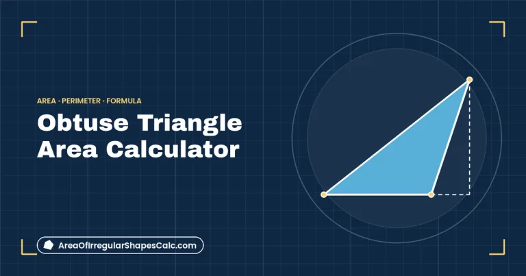 Obtuse Triangle Area Calculator – illustration of an obtuse triangle with its height marked
