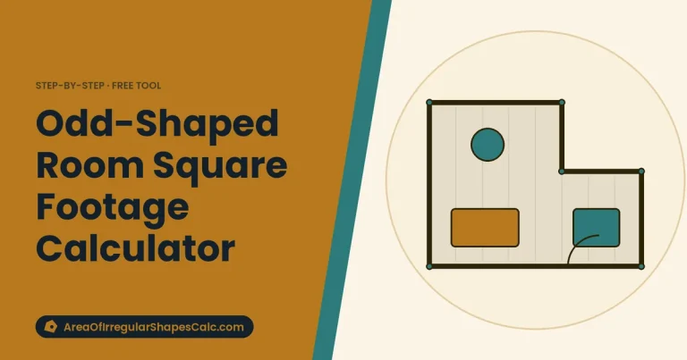 Odd-Shaped Room Square Footage Calculator – illustration of a floor plan