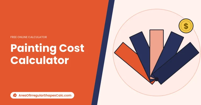 Painting Cost Calculator – illustration of paint tools and colour swatches