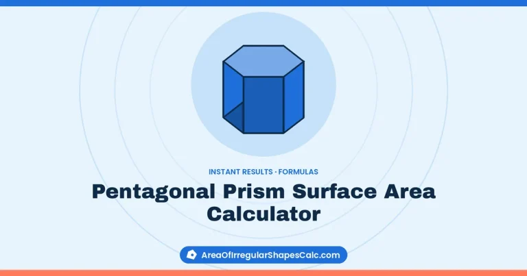 Pentagonal Prism Surface Area Calculator – illustration of a pentagonal prism
