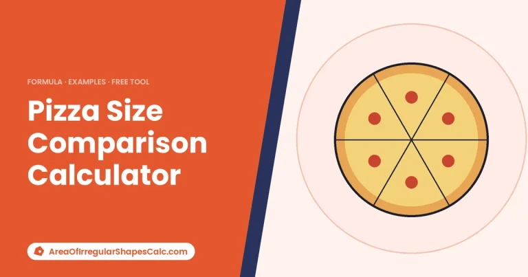 Pizza Size Comparison Calculator – illustration of a pizza cut into slices
