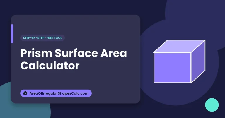 Prism Surface Area Calculator – illustration of a prism