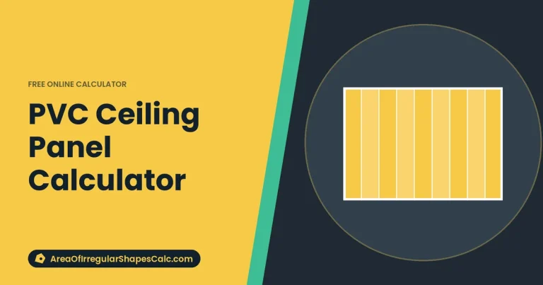 PVC Ceiling Panel Calculator – illustration of ceiling panels