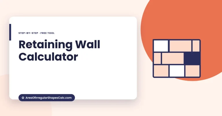 Retaining Wall Calculator – illustration