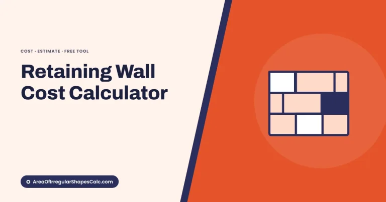 Retaining Wall Cost Calculator – illustration