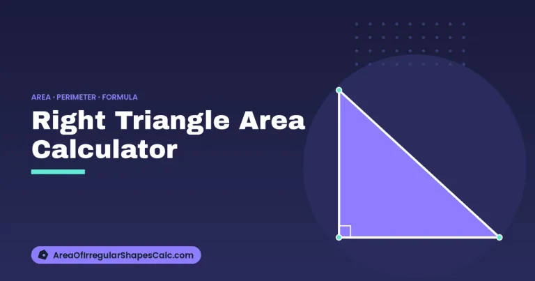 Right Triangle Area Calculator – illustration of a right triangle