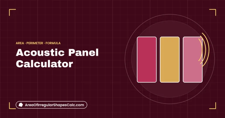 Acoustic Panel Calculator – illustration of acoustic panels