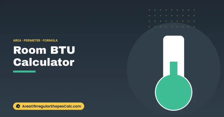 Room BTU Calculator – illustration of a thermometer