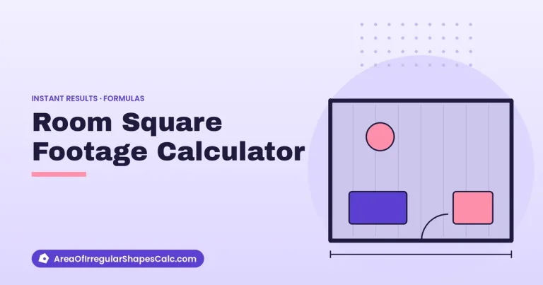 Room Square Footage Calculator – illustration of a floor plan