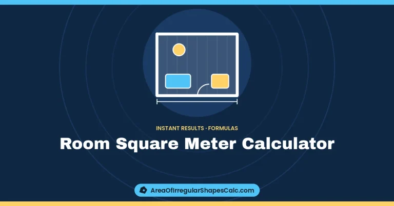 Room Square Meter Calculator – illustration of a floor plan
