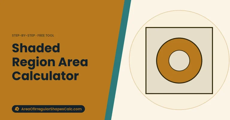 Shaded Region Area Calculator – illustration of a shaded circle inside a square