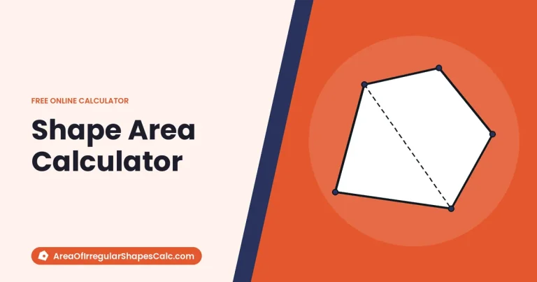 Shape Area Calculator – illustration of an irregular polygon with diagonals