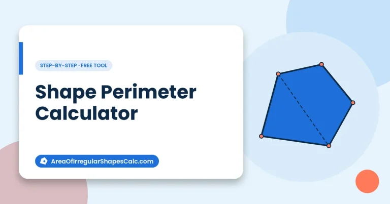 Shape Perimeter Calculator – illustration of an irregular polygon with diagonals