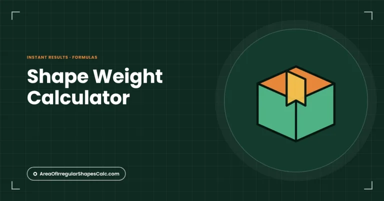 Shape Weight Calculator – illustration