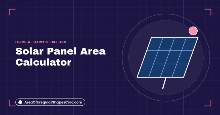 Solar Panel Area Calculator – illustration of a solar panel